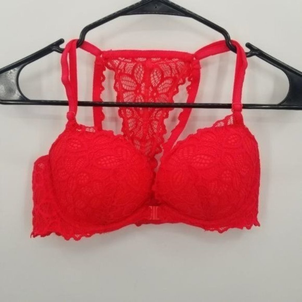 Pink Victoria Secret VS Date Racerback Bra 34C